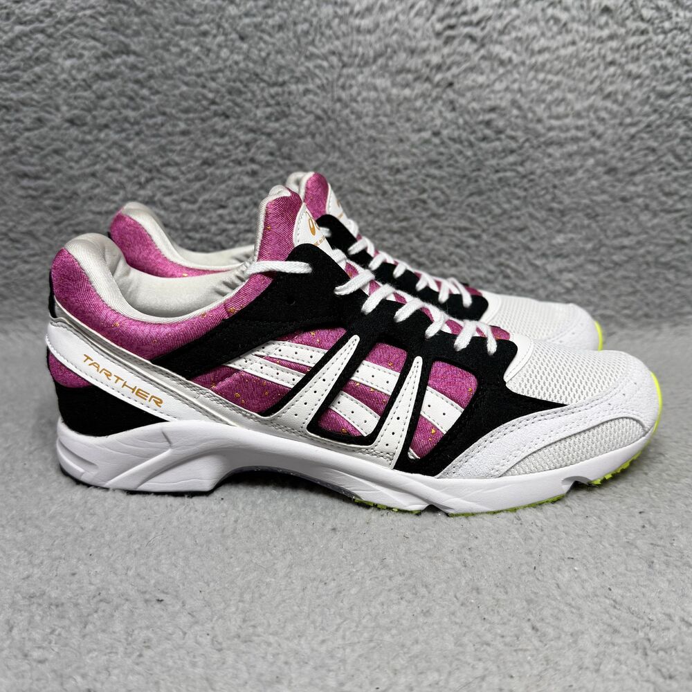 ASICS x Comme Des Garçons Shirt Tarther Mens Size 8 Sneakers White Pink Black